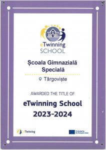 Certificat Scoala eTwinning 2023-2024